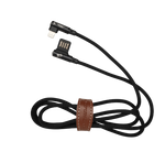 Monkey USB 90° Lightning Cable  (Black  version)
