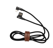 Black 90 degré lightning USB Cable