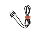 Fast Charging Lightning Cable to USB Black Nylon