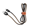 USB C USB Cable Black Denim 1m strap leather