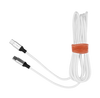 USB C USB Cable White Nylon 1m strap leather